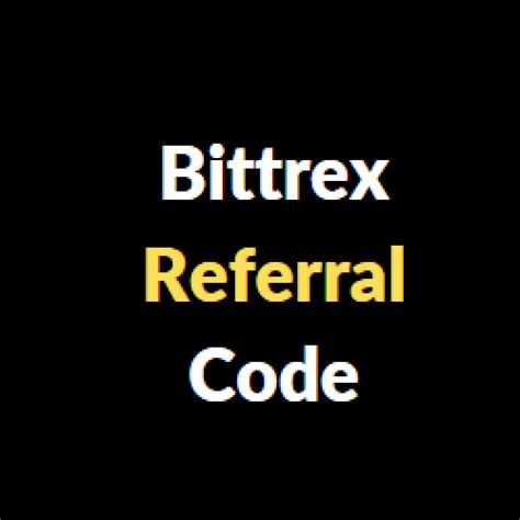 Bittrex referral